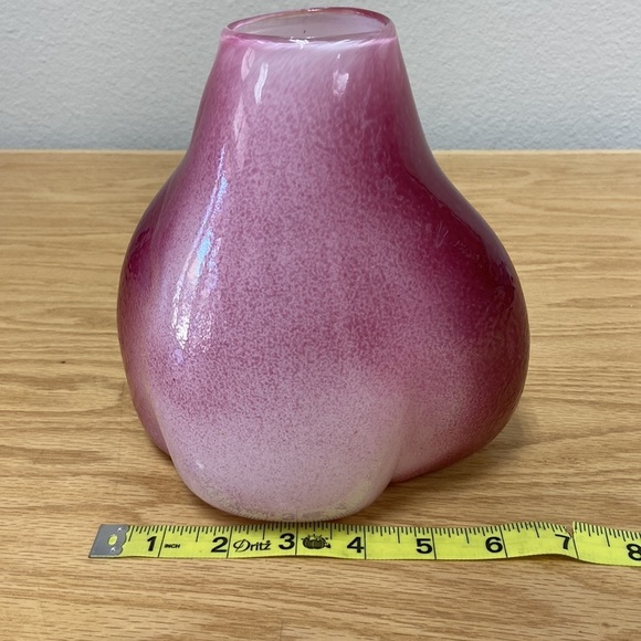 Hand Blown Glass Vase - Picture 6 of 7